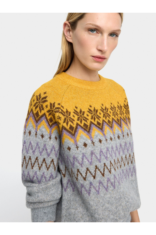 PULOVER CU PRINT