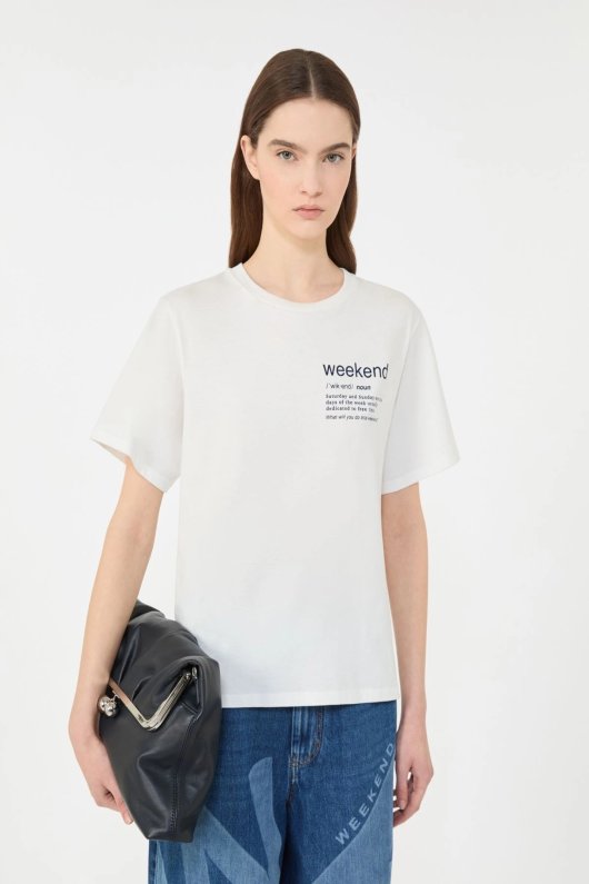TRICOU ALB CU PRINT