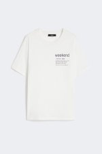 TRICOU ALB CU PRINT