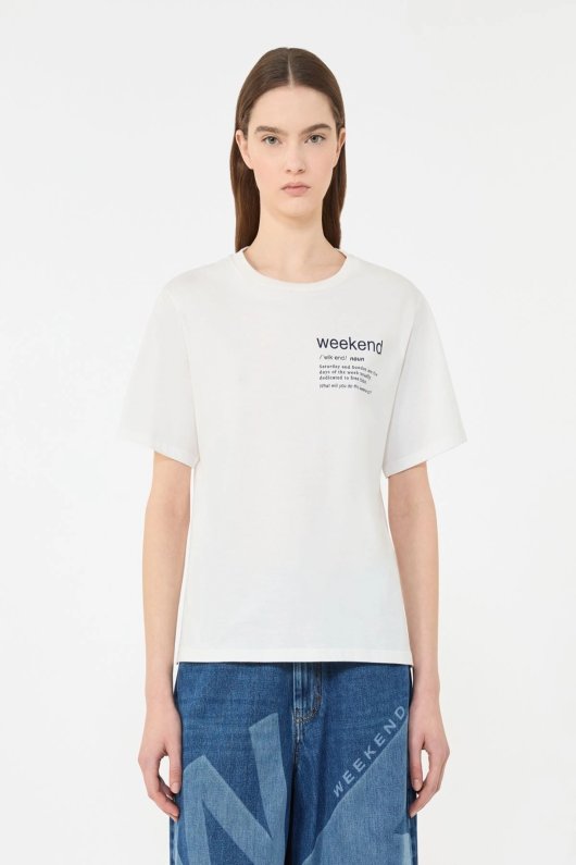 TRICOU ALB CU PRINT