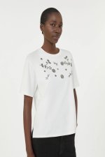 TRICOU ALB CU APLICATII