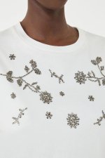 TRICOU ALB CU APLICATII