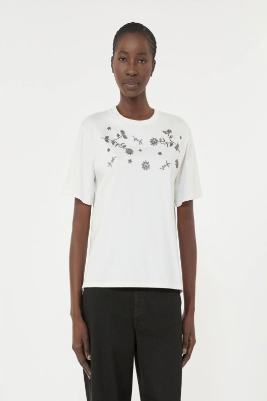 TRICOU ALB CU APLICATII