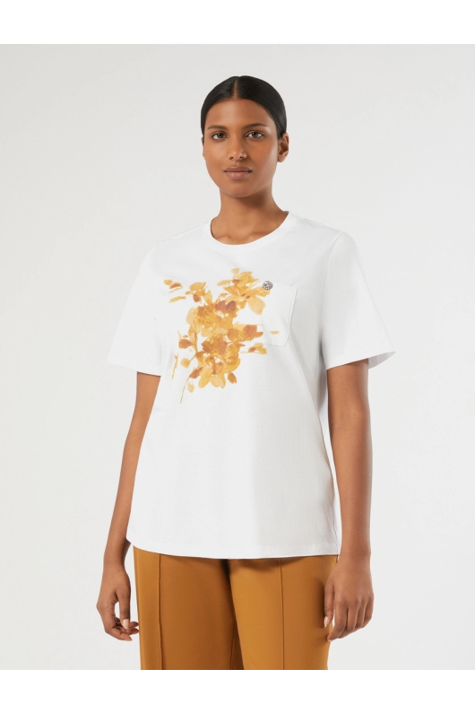TRICOU ALB CU PRINT