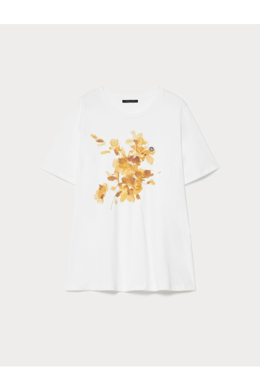 TRICOU ALB CU PRINT