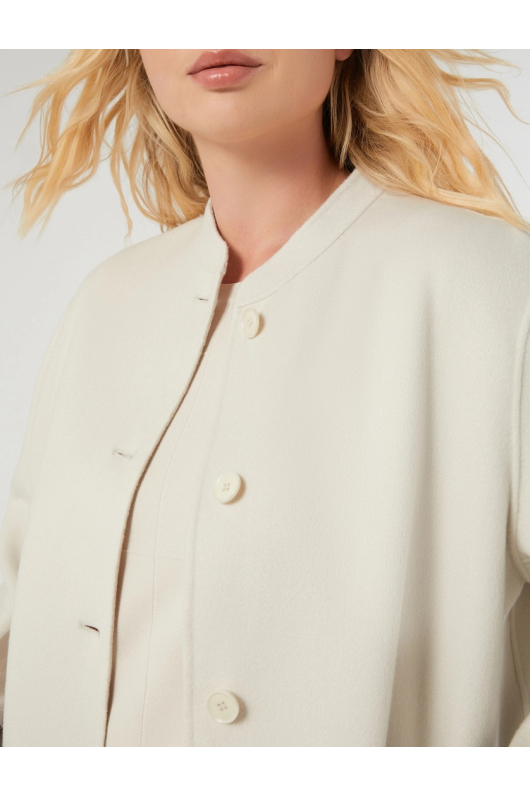 CARDIGAN CREM, DIN LANA SI CASMIR