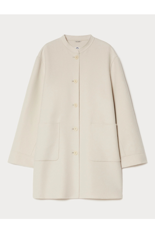 CARDIGAN CREM, DIN LANA SI CASMIR
