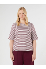 TRICOU ALB CU DUNGI ROSII