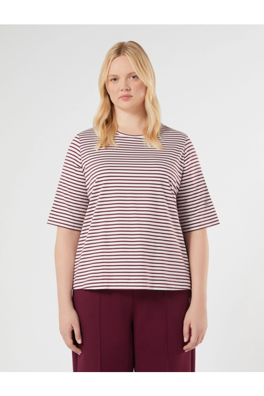 TRICOU ALB CU DUNGI ROSII