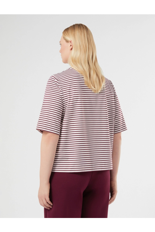 TRICOU ALB CU DUNGI ROSII