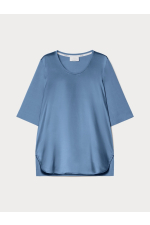 TRICOU ALBASTRU SATINAT