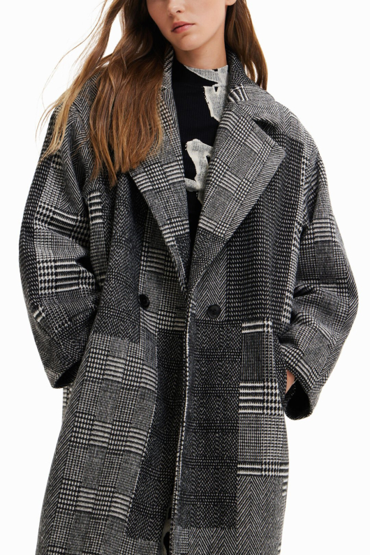 PALTON OVERSIZED, MARIME UNICA