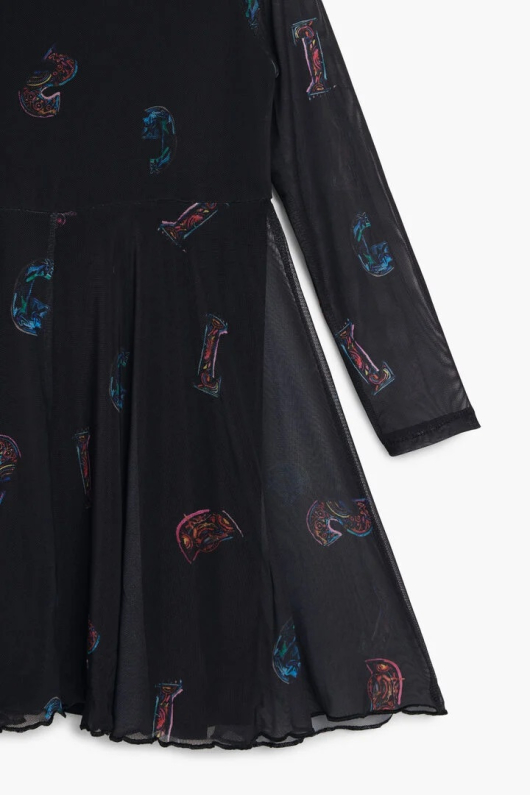 ROCHIE DIN TULL CU PRINT