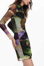 ROCHIE MINI CU PRINT, by M. Christian Lacroix