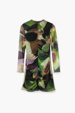ROCHIE MINI CU PRINT, by M. Christian Lacroix