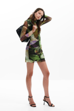 ROCHIE MINI CU PRINT, by M. Christian Lacroix