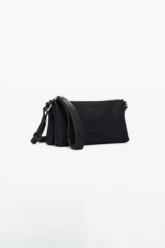GEANTA MICA, NEAGRA CU BRODERIE