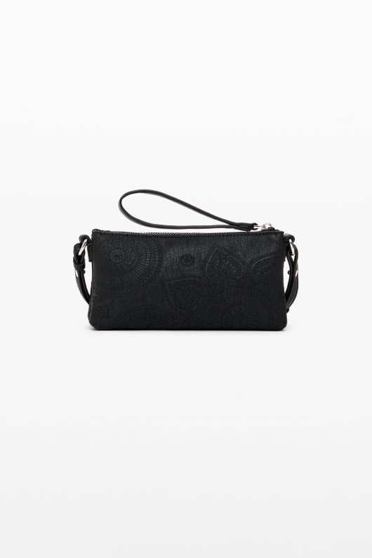 GEANTA MICA, NEAGRA CU BRODERIE