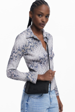 GEANTA MICA, NEAGRA CU BRODERIE