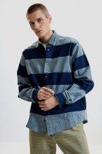 Camasa denim cu dungi