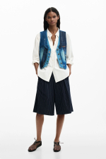 Vesta denim patchwork