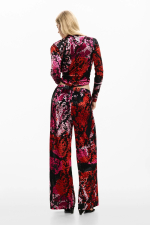 Pantaloni cu print floral, by mr. christian lacroix