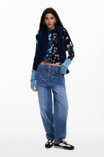 BLUZA DIN VASCOZA CU PRINT FLORAL