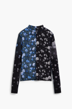 BLUZA DIN VASCOZA CU PRINT FLORAL