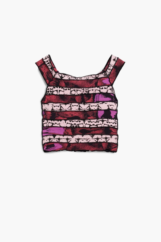 Tricou cropped creat de mr. christian lacroix