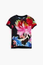 Tricou cu print floral, creat de mr. Christian Lacroix