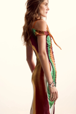 Rochie in dungi M. Christian Lacroix