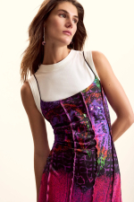 Rochie combinata, creata de Mr. Christian Lacroix