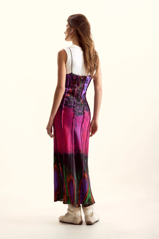 Rochie combinata, creata de Mr. Christian Lacroix