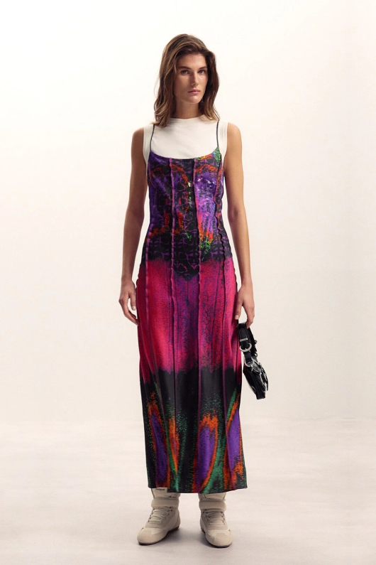 Rochie combinata, creata de Mr. Christian Lacroix