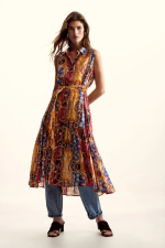 Rochie stil camasa, fara maneci, creata de Mr. Christian Lacroix