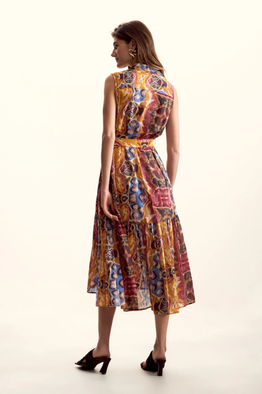 Rochie stil camasa, fara maneci, creata de Mr. Christian Lacroix