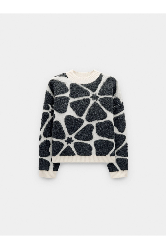 PULOVER CU PRINT