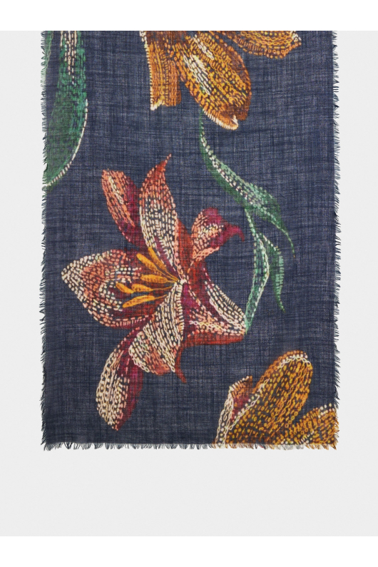 ESARFA CU PRINT FLORAL
