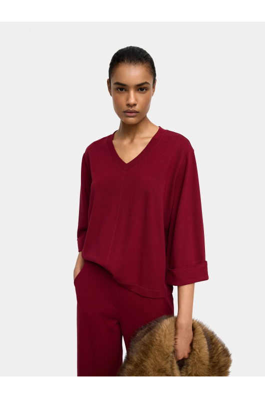 BLUZA CU DECOLETEU IN V
