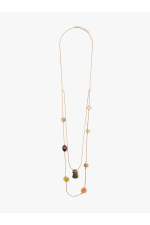 COLIER CU PIETRE MULTICOLORE