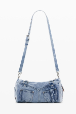 Geanta denim cu buzunare