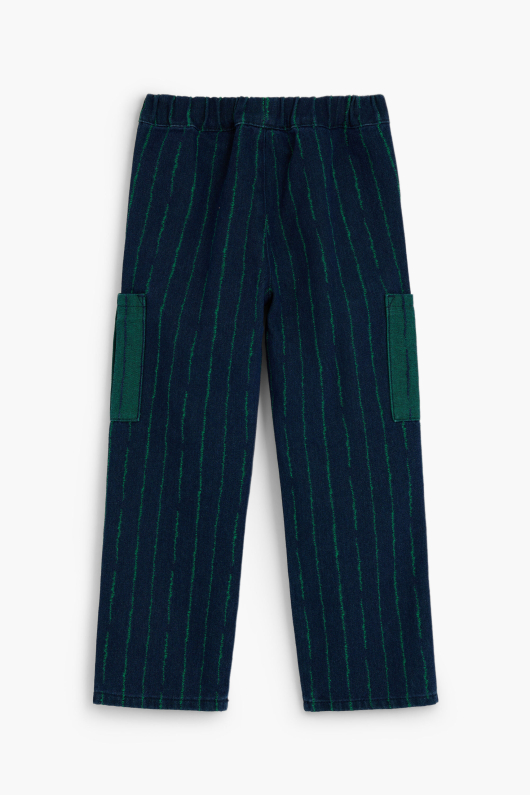 Pantaloni jeans cu dungi