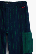Pantaloni jeans cu dungi