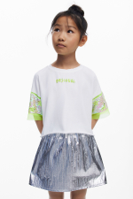 Tricou cu maneca scurta cu paiete