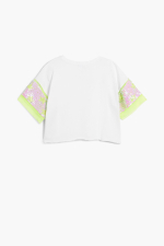 Tricou cu maneca scurta cu paiete