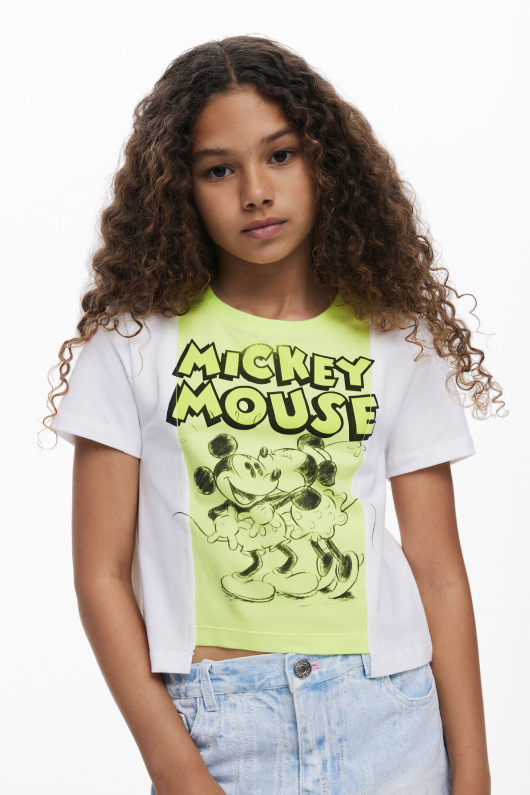 Tricou bicolor Mickey si Minnie mouse™