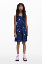 ROCHIE ALBASTRA CU FLORI