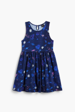 ROCHIE ALBASTRA CU FLORI