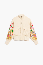 Jacheta patch cu flori