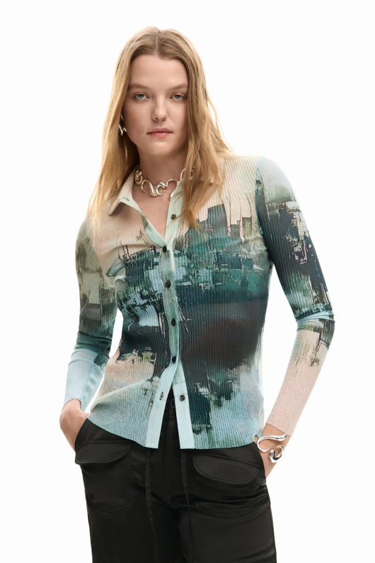 BLUZA TEXTURATA DIN TRICOT